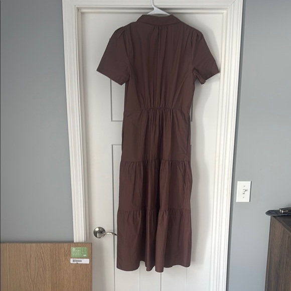 EVEREVE Evelyn button down Taupe dress - Picture 3 of 4